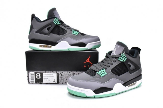 Cheap 4 Air Retro Green Jordan Glow 308497-033 0701